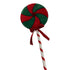 Theatre Seasonal Decor Red Green Swirl Lollypop 20CM