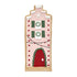 Theatre Seasonal Decor Christmas Red Door House Facade