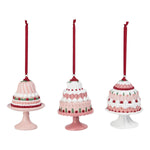 Theatre Seasonal Decor Pink Cake Hanging Ornament