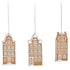 Theatre Seasonal Decor Ginger Bread House Hanging Assorted