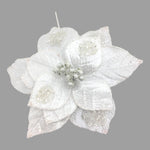 Theatre Seasonal Decor White Poinsettia