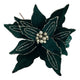 Theatre Seasonal Decor Emerald Green Poinsettia