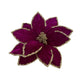 Theatre Seasonal Decor Magenta Poinsettia