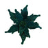 Theatre Seasonal Decor Teal Poinsettia