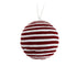 Theatre Seasonal Decor Red White Ball Hanging 12CM