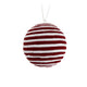 Theatre Seasonal Decor Red White Ball Hanging 12CM