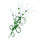 Theatre Seasonal Decor Emerald Swirl Ball Spray