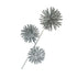 Theatre Seasonal Decor Silver 3 Burst Balls Spray
