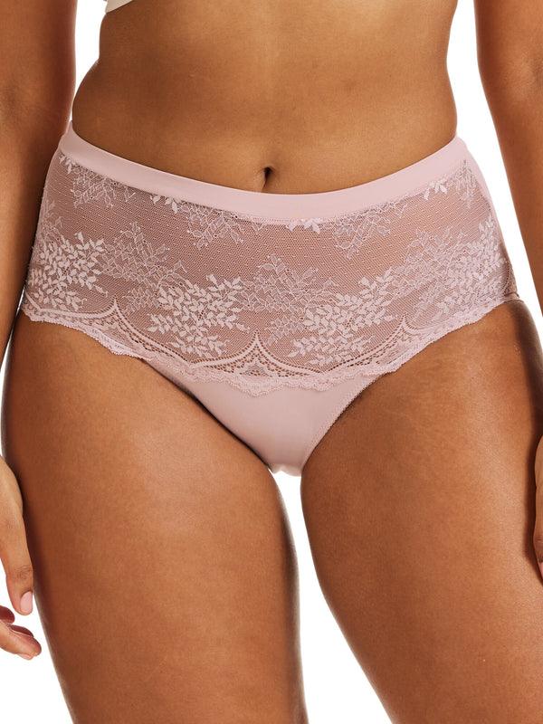 Kayser Recycled Microfibre & Recycled Lace Full Brief - Blush