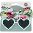 Black Ice Kids Heart Sunglass with Headband