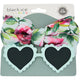 Black Ice Kids Heart Sunglass with Headband