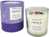 Frankie and Me White Peach & Musk Summer Scented Natural Candle Violet Mint 1.7KG