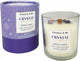 Frankie and Me White Peach & Musk Summer Scented Natural Candle Violet Mint 1.7KG
