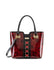 Serenade Leather Rose Buds Med Grip Handle Leather Bag SF38-0292