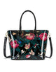 Serenade Leather Abbey Patent Leather Grip Handle Bag