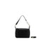 Retrofete Elodie Medium Studded Leather Shoulder Bag Black Silver