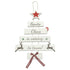 Simply For Me Christmas Tree Shaped Wall Plaque Santa Is Coming To Town