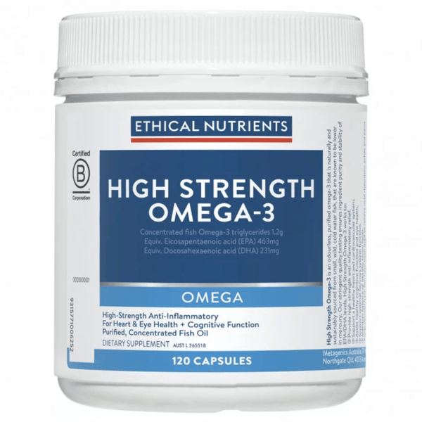 Ethical Nutrients High-Strength Fish Oil Caps 120