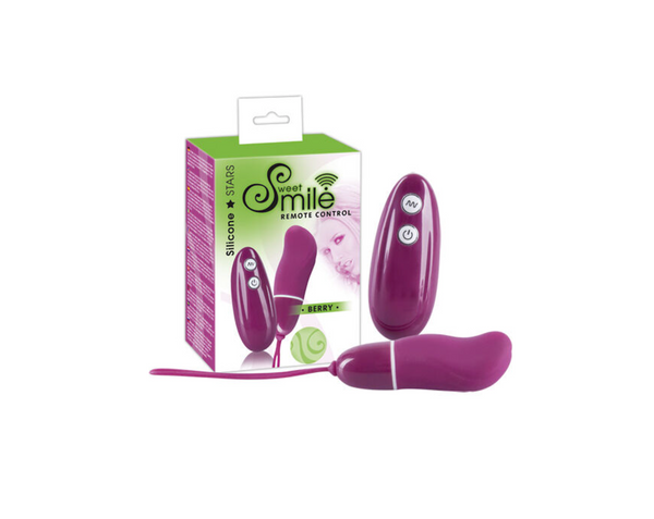 Smile Berry purple remote vibrator