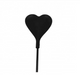 STIM U Silicone Heart Shaped Crop with Feather Tickler