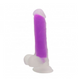 STIM U Glow in the dark double layered Silicone dildo rose