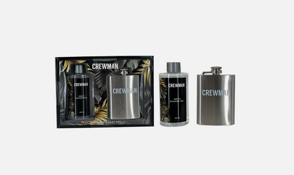 Crewman Shower Gel & Flask 2PC Gift Set