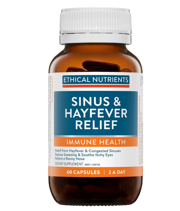 Ethical Nutrients Sinus & Hayfever Relief 60 Capsules