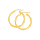 Adn Fe4322 Ribbon Twist Hoop Gold 20Mm