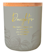 Lily & Mae Sentiment Candle Daughter 180G