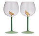 Lemon and Lime Set of 2 Gin Balloon Glasses 10CM x 20CM