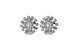 Rossan FE4815 Cubic Zirconia Flower Clip-on