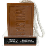 Mens Republic Booze Soap On A Rope Bay Rum Scented 150G
