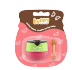 Hunny Simply Watermelon Flavoured Honeypot Lip Balm for Dry Chapped Lips 6.5 G