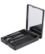 Wicked Sista Makeup Brush Set With Mirror Black