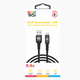 USB A to Micro USB 1.2m Braided Cable 3A Fast Charge & Sync
