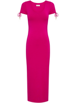You Know What...? Ava Maxi Tee Dress Magenta