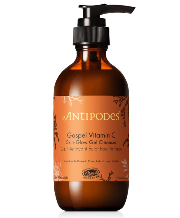 Antipodes Gospel Vitamin C Face Cleanser – Brightening Skincare Ingredients - Skincare for Glowing Skin –Vegan – 200 ml