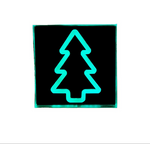 Gibson Gifts Neon USB Christmas Box Stand