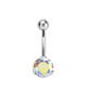 Rossan Banana 1264 Jewelled Navel Bar