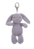 Mary Meyer Nubby Bunny Bag Charm Grey 14 Cm