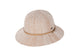 Cassie Short Brim Bucket Hat Natural One Size