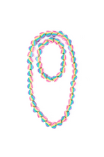 Creative Education of Canada Heart of Many Colours Necklace and Bracelet Set
