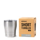 Huski Short Tumbler 2.0 Brushed Stainless Steel Insulated Cup 235ML