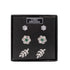 Ear Sense Silver Cubic Zirconia Trio