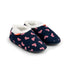 Archline Closed Slippers Navy With Hearts Size 37