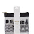 Set To Jet Travel Pouch With Bottles Black
