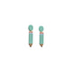 Mint Teacher Pencil Earrings Mint Green Acrylic Dangle Jewellery