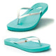 Tiki Girl Thong Aqua Size 9-9.5