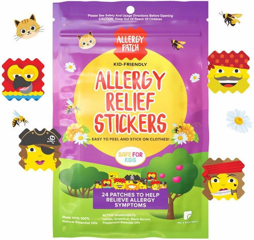 The Natural Patch Co. Allergy Patch Organic Allergy Relief Stickers 24 Patches