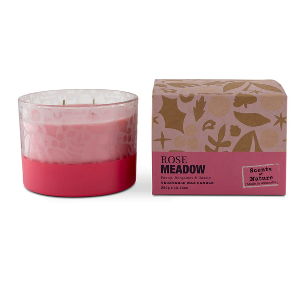 Tilley Scents of Nature Rose Meadow Candle